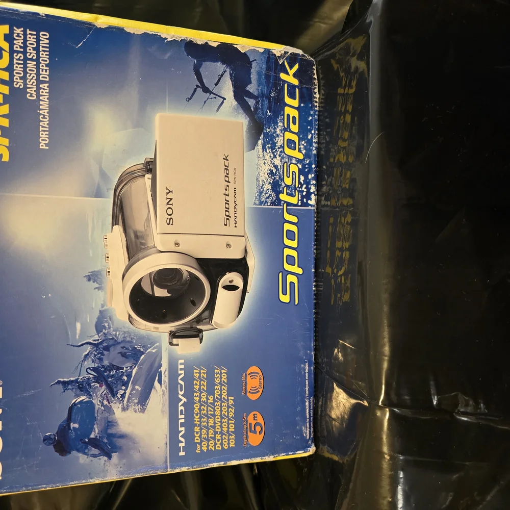 Sony White Sports Pack Camera Case New